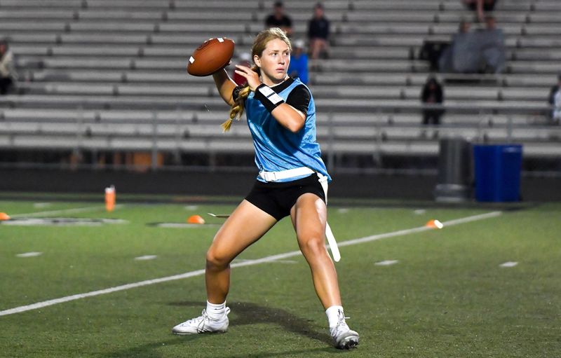 Newbury Park High freshman London Lefler led the Panthers flag football team with 19 touchdowns last fall. Lefler also played on the varsity basketball team in the winter and frosh-soph baseball in the spring.