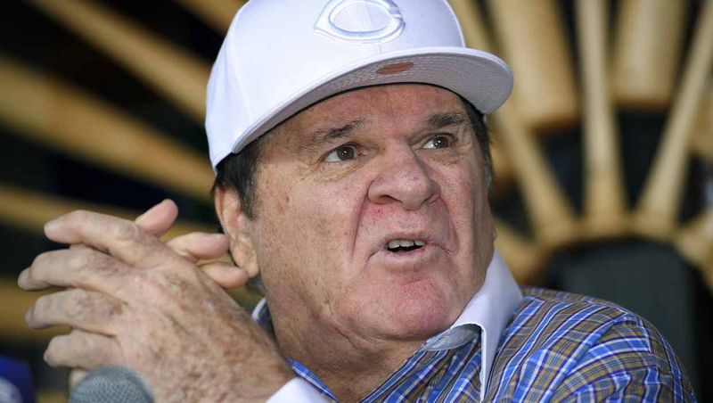 In this Dec. 15, 2015 photo, former baseball player, and manager Pete Rose speaks during a news conference in Las Vegas. (AP Photo/Mark J. Terrill, File)