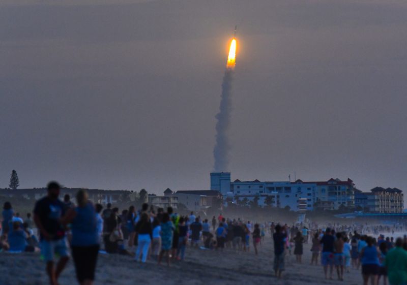 Sunrise launch of a ULA Atlas V rocket that launched at 6:45 a.m. EDT on Tuesday July 30th from Launch Complex 41 at Cape Canaveral Space Force Station. The launch is for a secret mission for the United States Space Force on Mission USSF-51.