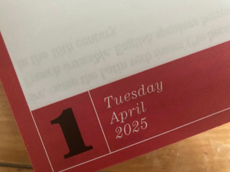 April Fool's Day falls on a Tuesday this year.