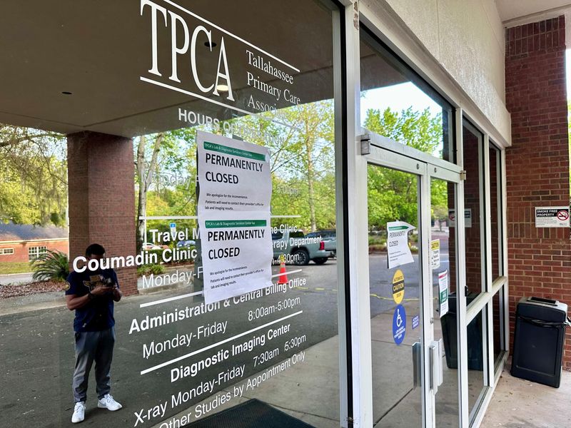 Tallahassee Primary Care Associates announced that it will close effective April 25, 2025. The closure follows an announcement in February of "operational changes" at TPCA, including permanent closure of its Lab and Diagnostic Services Center.