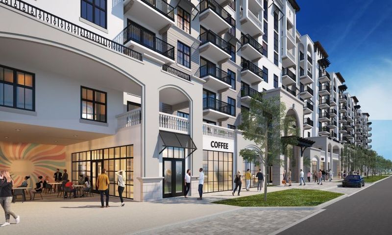 A newly proposed Town Square contains the development of two eight-story complexes, hosting close to 900 rental units that stretch from Boynton Beach Boulevard to Seacrest Boulevard.