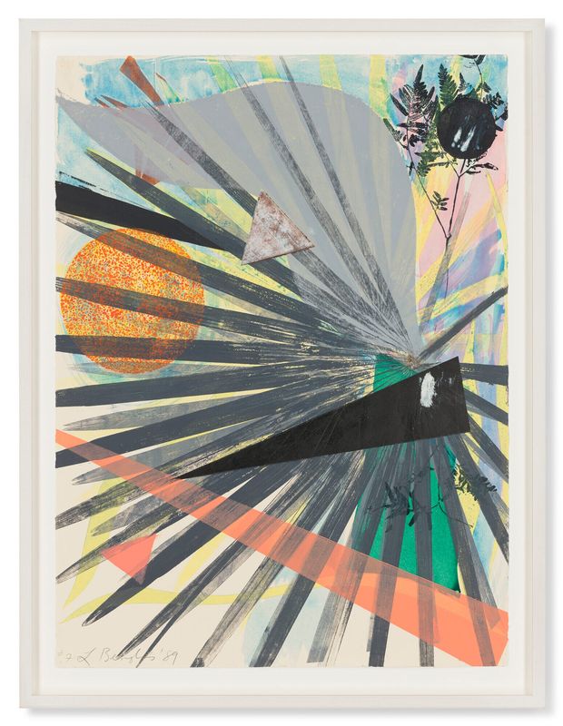 "Palmetto #7," (1989) by Lynda Benglis. Now on view at Gavlak Gallery through May 31.