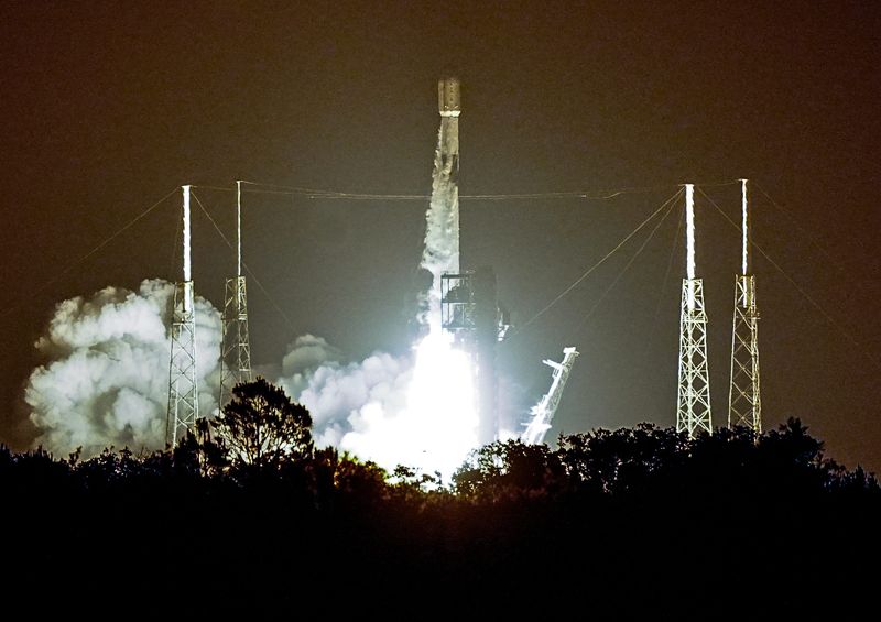 A SpaceX Falcon 9 rocket lifts off from Cape Canaveral Space Force Station May 6, 2024. The rocket is carrying 28 Starlink satellites. Craig Bailey/FLORIDA TODAY via USA TODAY NETWORK