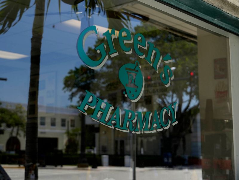Green's Pharmacy and Luncheonette has been in business since the 1930s in Palm Beach.