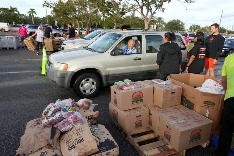 All Faiths Food Bank held the second of two large-scale turkey distributions in Sarasota Wednesday afternoon, Nov. 21, 2024, at Ed Smith Stadium. Since its founding in 1989, All Faiths Food Bank has provided thousands of Thanksgiving turkeys during the holidays, steadily expanding its efforts through the ThankFULL Tummies and Hearts campaign. You can help too by visiting allfaithsfoodbank.org/thankfull/ by donating or volunteering.