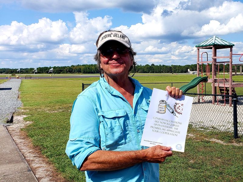 Bob Hallett, owner of Skydive DeLand, died in a two-vehicle crash in DeLand Tuesday. Friends describe him as a legend in the sport.