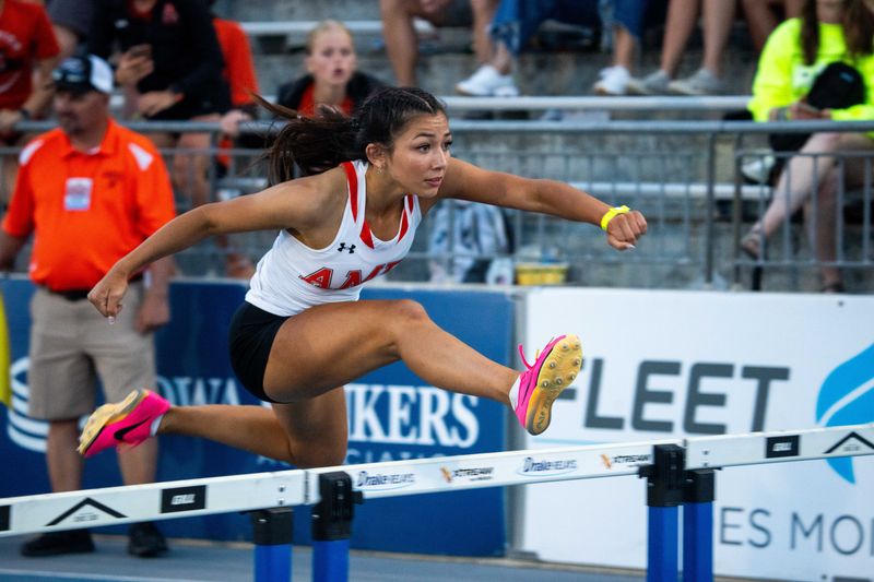 Ames girls track and field athlete Angelica Attinger was voted the Ames Tribune's female Athlete of the Week for the week of May 11-17.
