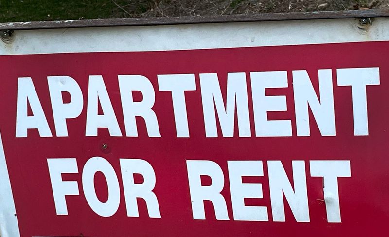Apartment for Rent sign in East Providence, [The Providence Journal / Kris Craig]