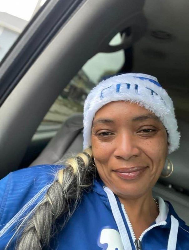 Jodessa Cooper is pictured before going to an Indianapolis Colts games with her family for her birthday in October 2022.