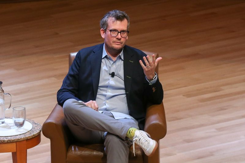 Bestselling author and Indianapolis resident John Green expresses his thoughts on libraries banning books as the Indianapolis Public Library kicked off national Banned Books Week.