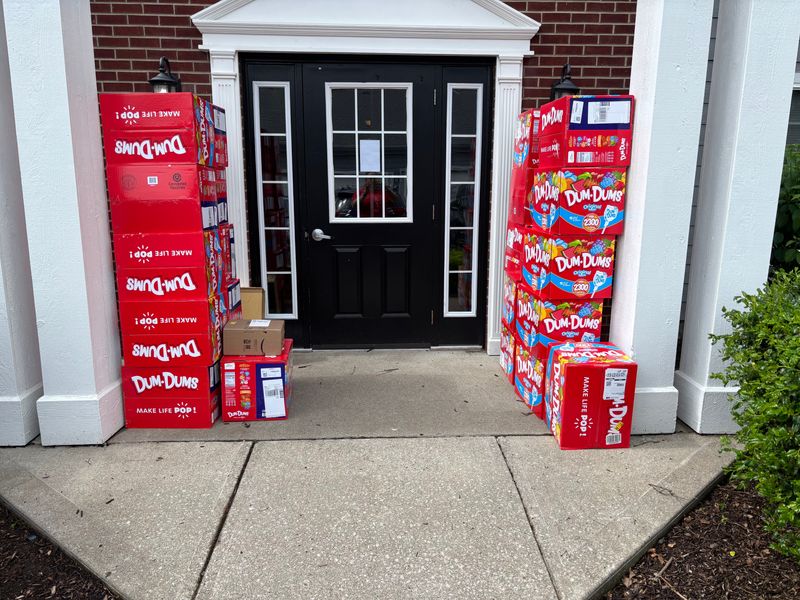 Lexington, Kentucky mother Holly LaFavers' 8-year-old son Liam accidentally ordered 30 boxes of Dum-Dums lollipops May 3, 2025. Despite the initial panic of finding a $4,200 charge on her bank account, she was able to get a refund from Amazon.