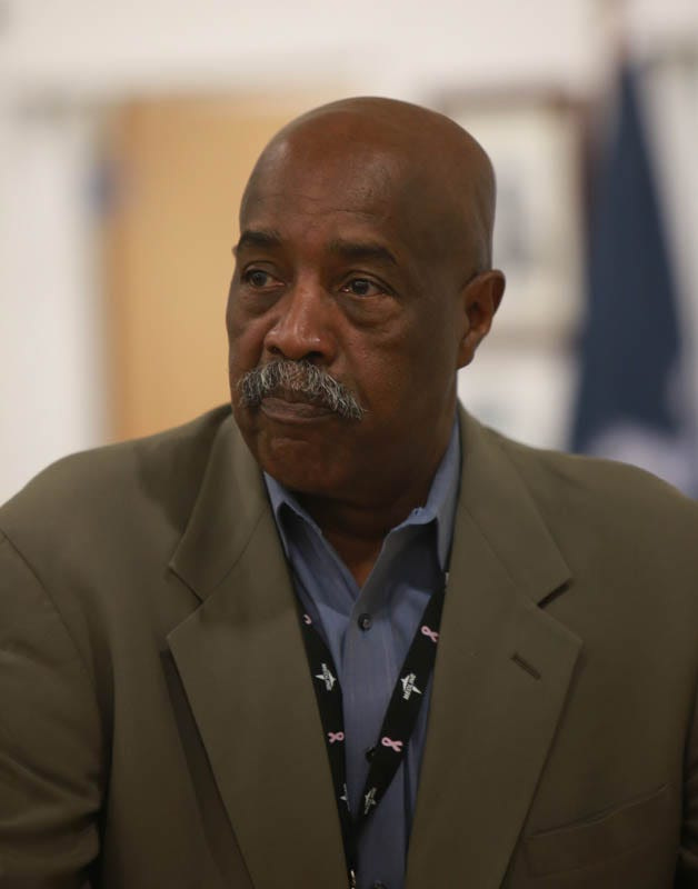 Detroit Police Commission President Willie Bell speaks during a press event for the opening of the new Detroit Police Museum.