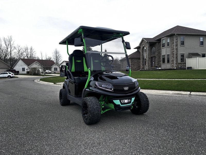 Because of a recently passed resolution, golf carts can now be legally driven on neighborhood roads, such as this one, in Monroe Charter Township.