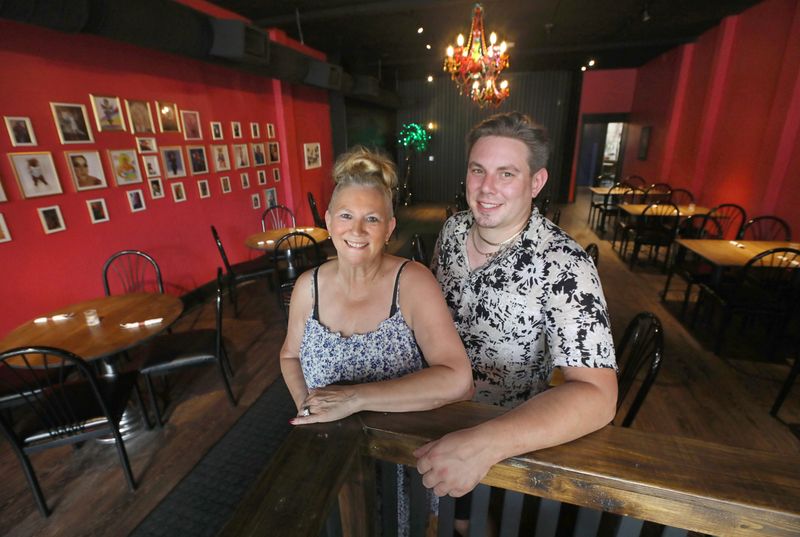FILE PHOTO: Owners Dean Desain and his mother, Toni Lese, inside Papito's Burritos on Culver Road in Rochester.
