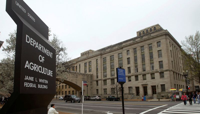 FILE PHOTO: The U.S. Department of Agriculture is seen in Washington