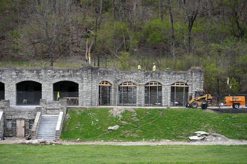The city of Cincinnati allocated more than a half million dollars to repair the shelter house in Boldface Park in the West Side neighborhood of Sedamsville.