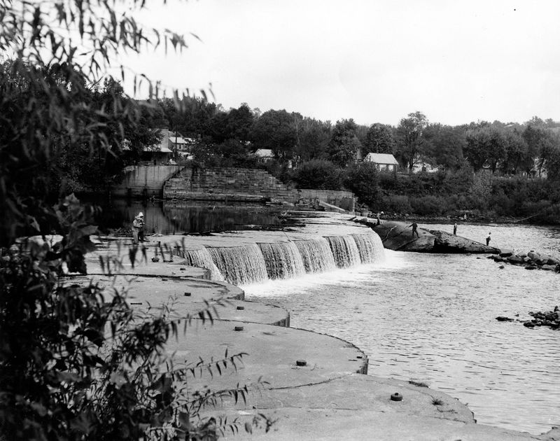 Muskingum River Lock and Dam #7 at McConnelsville in an undated Times Recorder file photo.