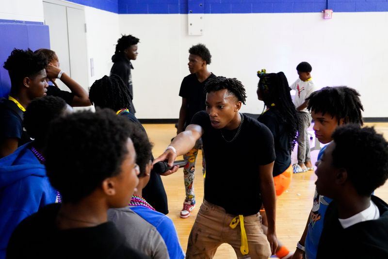 Teens dance at the Rec @ Nite event in June 2024. The popular program is being expanded in 2024 along with other events and programming for teens in Cincinnati.