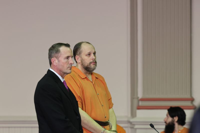 David Cole Jr. and his attorney Chris Brigdon appeared in the Court of Common Pleas in April and May 2025. Cole was sentenced to nine years in prison on May 28 on five counts after helping his wife hide the body of his deceased father, David Cole Sr.