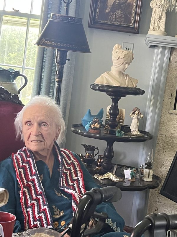 Ethelyn VonHelmers Fitzsimmons of Mantua turns 110 on May 17. Still an active senior citizen, she has worked for Kent State University and also enjoyed painting, and wrote music and poetry.