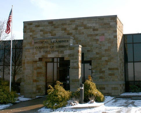 Summit County Medical Examiner building.