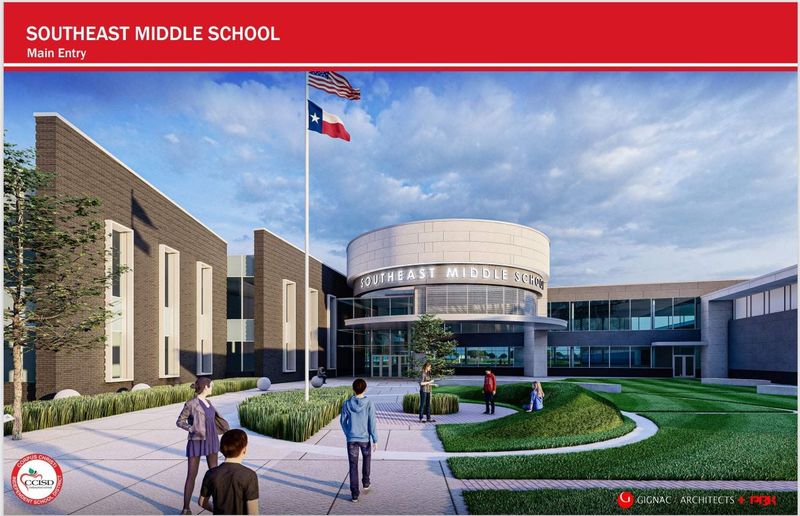 Corpus Christi ISD’s new Lexington Middle School design draws from other recently completed schools, including Baker and Cunningham at South Park middle schools
