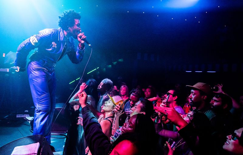Duckwrth performs with Blk Odyssy at All American Freak Show, a South by Southwest showcase, at Parish in Austin, March 15, 2025.