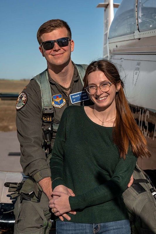 Taylor and her husband, Reagan Ullman.