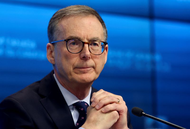 Bank of Canada Governor Tiff Macklem takes part in a press conference, after cutting key interest rate, in Ottawa