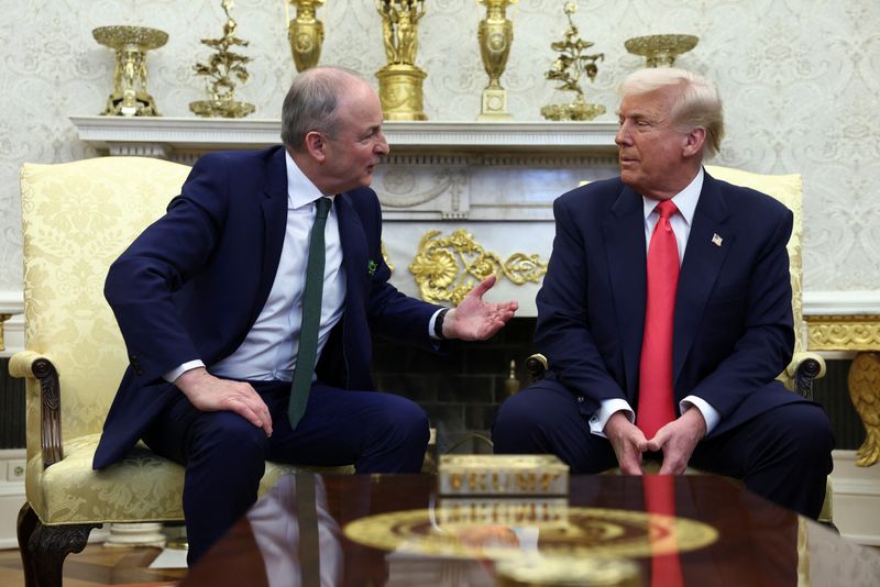 Irish Taoiseach (Prime Minister) Micheal Martin visits Washington
