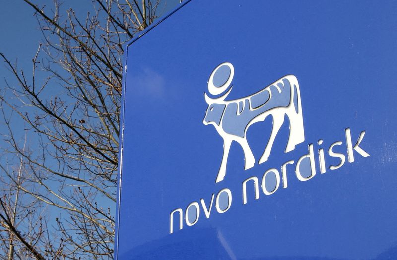 FILE PHOTO: Novo Nordisk’s logo