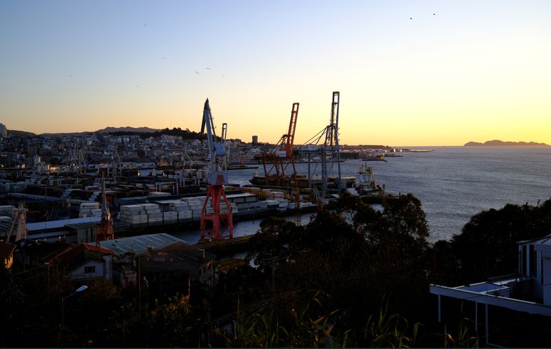 FILE PHOTO: Containers are seen in the Port of Vigo, Spain, March 13, 2025. REUTERS/Nacho Doce/File Photo