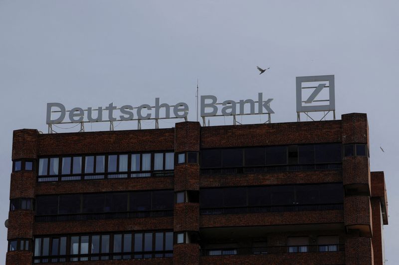 FILE PHOTO: Christian Sewing, Chief Executive Officer of Deutsche Bank speaks at the Banking Day, a gathering of bankers hosted by Germany's Banks' Association, in Berlin, Germany April 23, 2024. REUTERS/Liesa Johannssen/File Photo