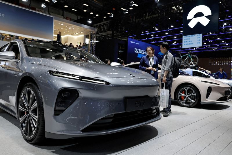 FILE PHOTO: Vehicles on display at the Beijing International Automotive Exhibition, or Auto China 2024, in Beijing, China, April 25, 2024. REUTERS/Tingshu Wang/File Photo
