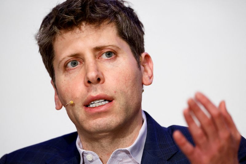 FILE PHOTO: Sam Altman, co-founder and CEO of OpenAI, takes part in a panel discussion on artificial intelligence at the Technical University Berlin, in Berlin, Germany, February 7, 2025. REUTERS/Axel Schmidt/File Photo