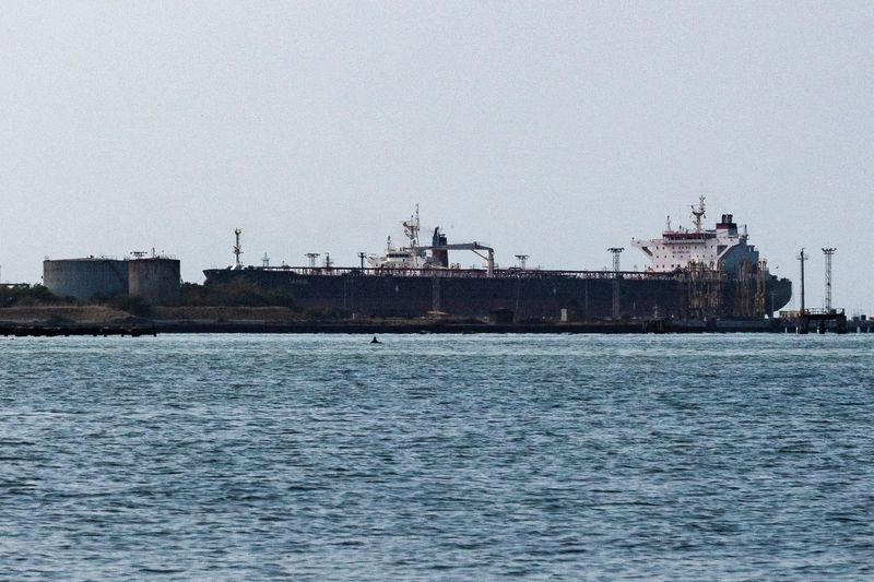FILE PHOTO: Oil tanker Avril, flagged by Guinea, is pictured near the Venezuelan port of La Salina, operated by state company PDVSA, in Maracaibo, Venezuela Fenruary 25, 2025. REUTERS/Isaac Urrutia/File Photo
