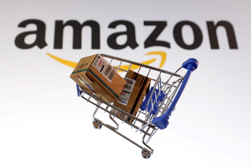 Amazon logo is seen in this illustration taken February 11, 2025. REUTERS/Dado Ruvic/Illustration