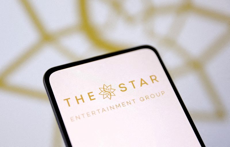 FILE PHOTO: FILE PHOTO: Illustration shows Star Entertainment logo