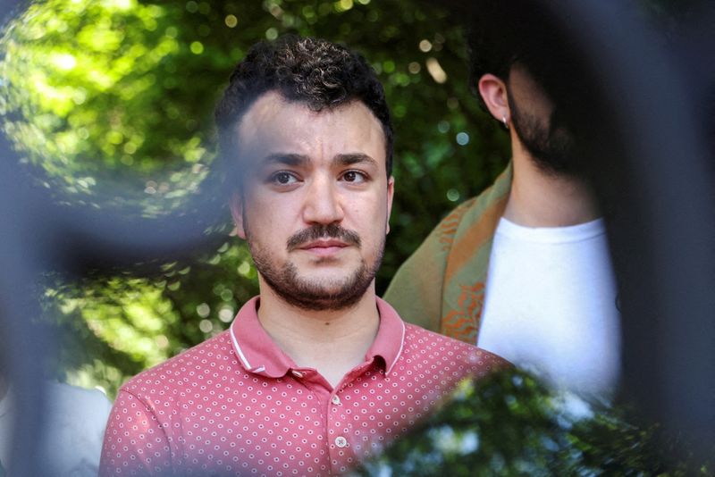 FILE PHOTO: Trump’s policy to deport activists is unconstitutional, Khalil’s lawyers say