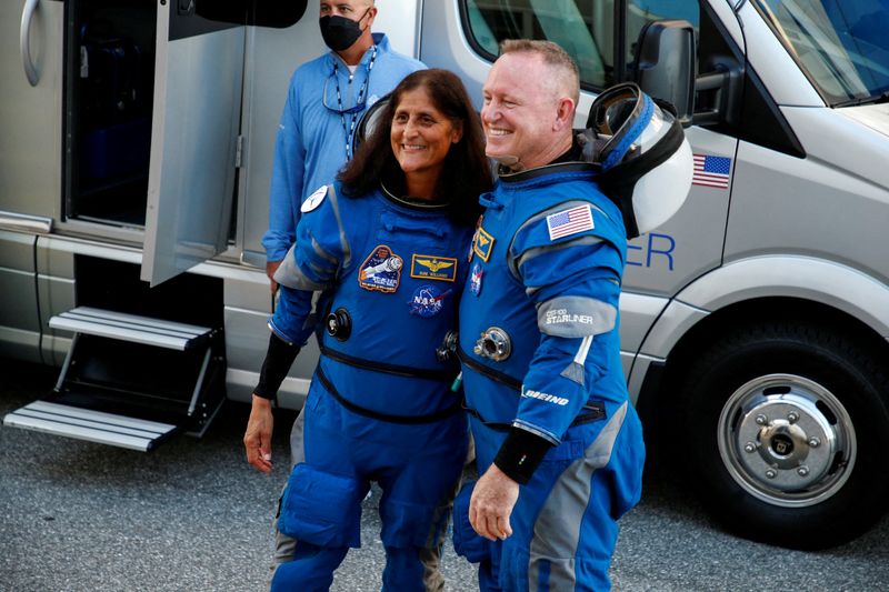 FILE PHOTO: Boeing’s Starliner-1 Crew Flight Test (CFT) mission on a United Launch Alliance Atlas V rocket to the International Space Station, in Cape Canavera