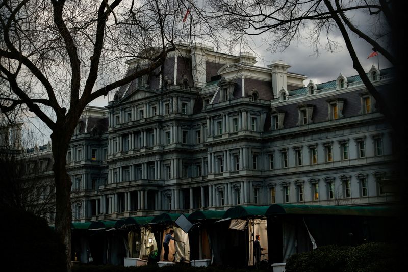 FILE PHOTO: The Eisenhower Executive Office Building in Washington, U.S., January 26, 2024. REUTERS/Julia Nikhinson/File Photo