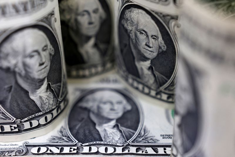 U.S. Dollar banknotes are seen in this illustration taken July 17, 2022. REUTERS/Dado Ruvic/Illustration/File Photo