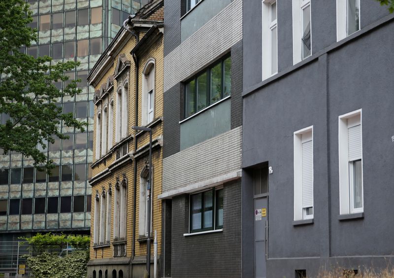 FILE PHOTO: Apartment buildings are seen in the suburb Bruckhausen in Duisburg, Germany, July 9, 2019. REUTERS/Leon Kuegeler/File Photo