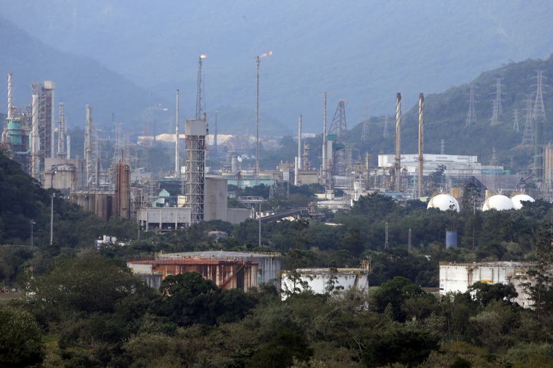 FILE PHOTO: A general view of chemical industries in the city of Cubatao, Brazil June 8, 2017.  REUTERS/Paulo Whitaker/File Photo