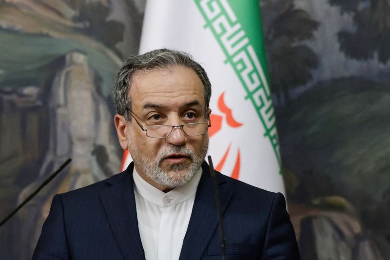 FILE PHOTO: Iran's Foreign Minister Abbas Araqchi attends a press conference following a meeting with Russia's Foreign Minister Sergei Lavrov in Moscow, Russia, April 18, 2025. Tatyana Makeyeva/Pool via REUTERS/File Photo