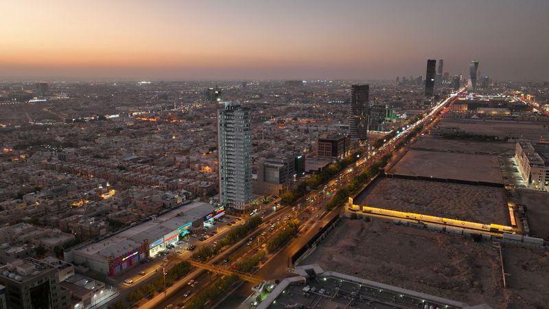 FILE PHOTO: A drone view shows cityscape in Riyadh, Saudi Arabia - November 15, 2024 REUTERS/Mohammed Benmansour/File Photo