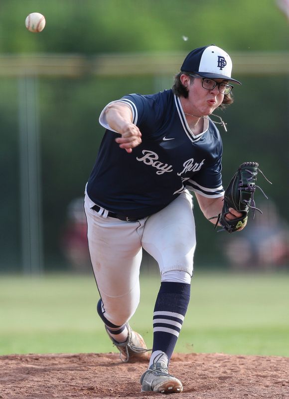 Bay Port junior Parker Lawson has been a key part of the Pirates' rotation this season.