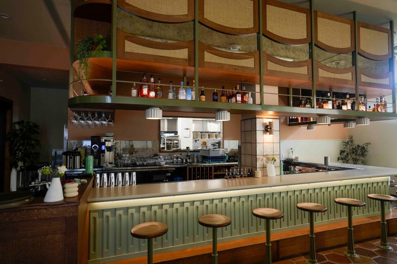 The bar at Uncle Wolfie's Dinner Diner, 600 N. Broadway, was designed to mimic the one at sister restaurant Uncle Wolfie's Breakfast Tavern. The Dinner Diner is the rebranded name of The Wolf on Broadway, which opened in November 2023.